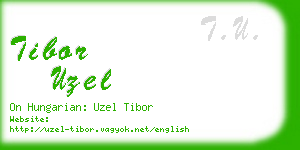 tibor uzel business card